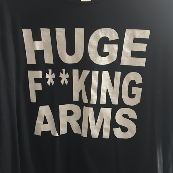 Mens black tshirt. NWOT. Size L. - Picture 3 of 4